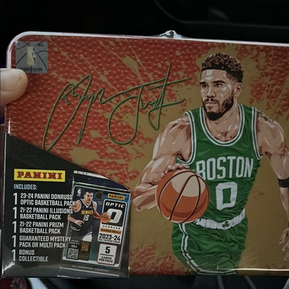 Jayson Tatum Lunchbox With Everything Included! Factory Sealed!!